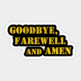 M*A*S*H 4077 Old Vintage Text Sticker